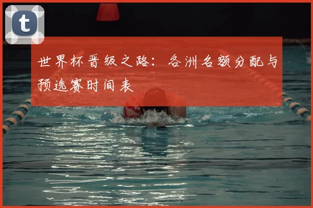 世界杯晋级之路：各洲名额分配与预选赛时间表